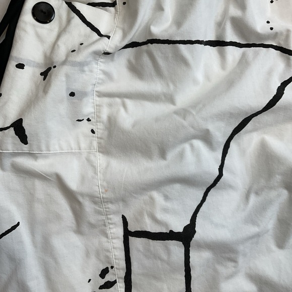 Vintage Lanz Dress Size‎ 6 Cotton USA Abstract Paint Splatter Print  Button Back - Picture 8 of 9